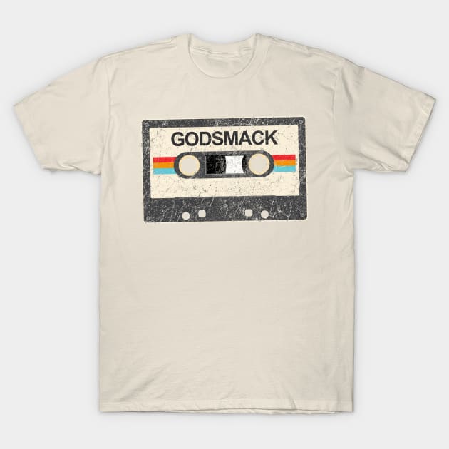 Godsmack kurniamarga vintage cassette tape T-Shirt by kurniamarga.artisticcolorful